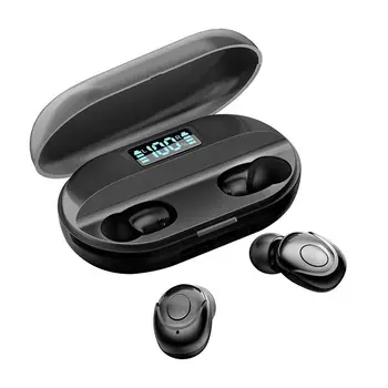 KOŠČEN Polnjenje Box Brezžične Slušalke 6-8D Stereo Šport Nepremočljiva Čepkov Slušalke Z Mikrofonom, Bluetooth 5.1 Slušalke