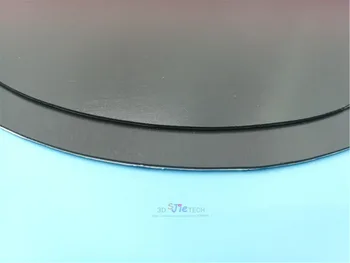 Krog 300mm Nove Magnetne Tiskanja Posteljo Trakom Krog Natisniti Nalepke Graditi Ploščo, Trak za FlexPlate za DIY Kossel/Delta 3D Tiskalnik deli