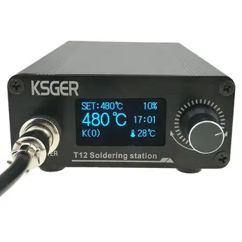 KSGER T12 V3.0 STM32 Spajkalna Postaja OLED Digitalna Spajkalna Železa Desoldering Postaja Železne Palice Electrocautery Aparat