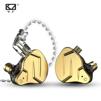 KZ ZSN Pro X V Uho Slušalke Hibridno Tehnologijo 1BA+1DD HIFI Bas Kovinskih Čepkov Šport šumov Slušalke Zaslon