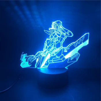League of Legends Ashe Bluetooth Znanja Pisane Otroci Darilo Vzdušje LED Nočna Lučka USB Dekorativni Otrok Namizno Svetilko Touch Senzor