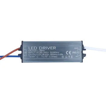 LED Driver 600 ma 36W Za Led napajalnik AC85-265V Razsvetljavo Transformatorji Za Zunanjo nepremočljiva Izhod 36-65V