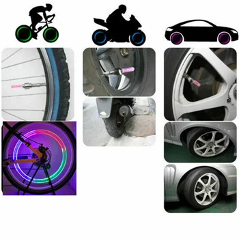 Led luči za kolo kolesa multi-barvne ventil skp kolo platišče avto, kolo, kolo luči kolesa baterije, vključene