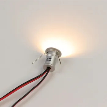 LED Žarometi, 1W Vgradne Plinth glede Mini LED Spot Luči Majhne Strop Downlight Stenski Vložki nakit Predstavitev Razsvetljave Kabinetu