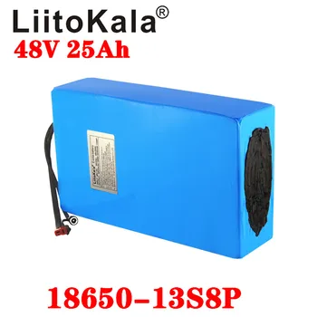 LiitoKala 48V25ah 48V baterija Litij-ionska Baterija 48V 25AH 1000W električna kolesa baterije Vgrajen v 50A BMS+54.6 V 2A polnilec