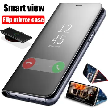 Luksuzni Ogledalo, Telefon Primeru Za Samsung Galaxy M31 M30S M21 M11 A51 A31 A71 5G A70E A01 A11 A21 A41 A81 A91 Zaščitni Pokrov
