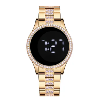 Luksuzni Ženske Nosorogovo LED Digitalni Watch 2021 Nove Ženske 3D Dotik Moda Priložnostne Obleko ročno uro Relogio Feminino Reloj Mujer
