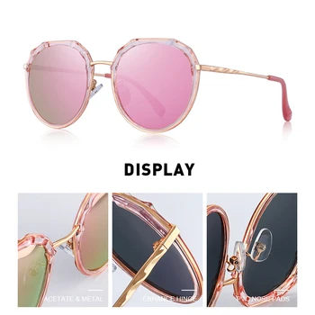 MERRYS DESIGN Ženske Luksuzne blagovne Znamke Ovalne Polarizirana sončna Očala Ženske Modni Trendi Rožnata očala za Sonce UV400 Zaščito S6330