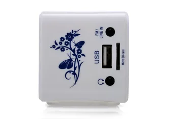 Mini FM radio, zvočnik podpora za kartice SD/Alarm,Prenosni Zvočniki, MP3 Predvajalniki RADT032