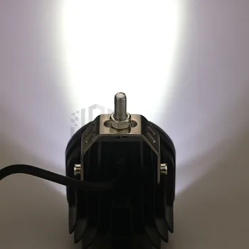Motorno kolo Avto 12V 40W Univerzalno Aluminija Zunanji LED Pomožne Pozornosti High Beam Žarnice Žarometov Off-road Avtomobil Stropne Luči