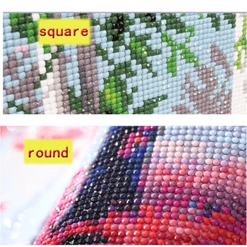 NeedleWork Mozaik, Poln Kvadrat Vaja 5D DIY Diamond Slika 