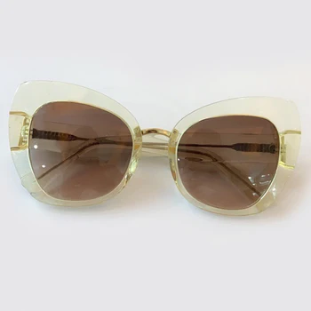 Nova Moda Mačka Oči, sončna Očala Ženske Moški 2020 blagovne Znamke Oblikovalec Ženski Prevelik Kvadratnih sončna Očala UV400