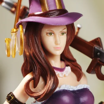 Novi anime igre pvc Caitlyn šerif iz piltover dejanje slika 27 cm model igrača seksi policija lutka juguetes vroče prodaje