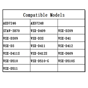 NOVI daljinski upravljalnik Za PIONEER AV sprejemnik daljinski upravljalnik AXD7247 Zamenjajte VSX-D510 VSX-D209 VSX-D409