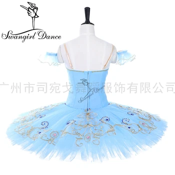 Novo bluebird spremembo balet tutu ženske strokovno tutu kostum za dekleta, klasični balet tutu obleko YAGP BT9288C