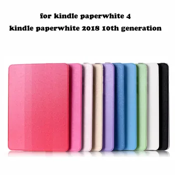 Ohišje za Amazon Kindle Paperwhite 4 2018 Ultra Slim PU Usnje folio pokrov