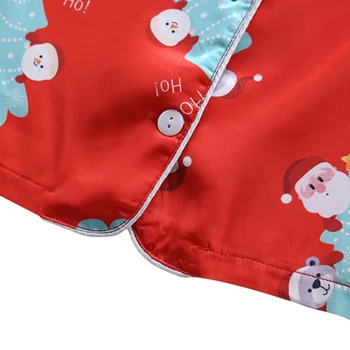 Otroci Božič Pižamo Določa Bombaž Fantje Sleepwear Dekleta Santa Claus More Baby Homewear