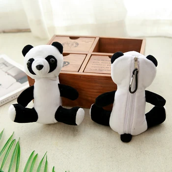 Panda Eko Bombaža za Večkratno uporabo Prenosne Bi Žep Kvadratnih Nakupovalno Vrečko Okolju prijazno Foldiner Torbici Trgovina Krat Vrečko