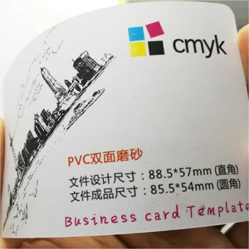 Po meri bela pvc plastike frost vizitko /tiskanje kartico /nepremočljiva/ ime/obisk kartico / custom poslovne kartice tiskanje