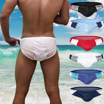 Poletne Počitnice Moških Dostopi Pisane Kratek Kopalke Mens Plavati Bikini Hlačnic Poletje Plaža Obrabe, Mehka, Dihanje Dnu