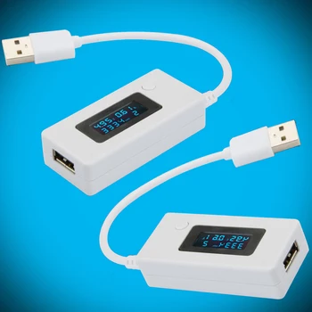 Polnilnik USB Mobile PC Zmogljivost Baterije Vklop Mini Napetosti tok Tester Meter Uporabne