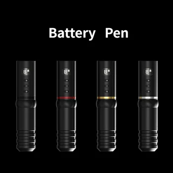 Profesionalni Brezžični Tatoo Baterije Pero Rotacijski Stroj Pištolo Brez Jedrne Motornih Digitalni Prikaz Trajni Make-Up Pero Iglo Kartuše