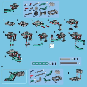 Programable Robotika Učenje Kit Smart Robot Avto za Microbit Tehnika Kopač APP RC Blok Izobraževalne Igrače za Otroka