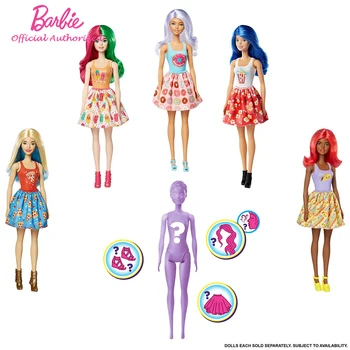 Prvotni Barbie Barve Razkrivajo Lutke Slepo Polje Igrače 7 Presenečenje Dodatna Oprema Mini Chelsea Playset Princesa Boneca Ličila Za Otrok