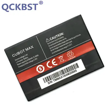 QCKBST Novo Cubot MAX 4100mAh Baterija Za CUBOT MAX Telefon Originalni Nadomestni Akumulatorji Na zalogi kodo za Sledenje