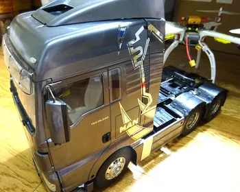 Rc tamiya tovornjak nadgradnjo deli avto lupine, dekorativne nalepke za 1/14 rc tamiya igrače tovornjak MAN tgx daljinski upravljalnik traktorjem priklopnika