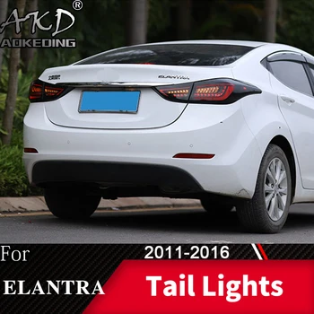 Rep Žarnice Za Avto Hyundai Elantra 2011-2016 Elantra LED Rep Luči, meglenke Dnevnih Luči DRL Tuning Avtomobilov Dodatki