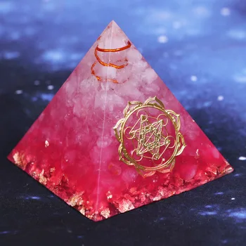 Roza Orion/Ogan Energije Piramida simbolizira ljubezen prinaša srečo smolo dekoracijo obrti orgonski