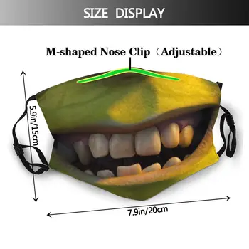 Shrek Komedija Film Pozimi Masko Simling Usta Mascarillas Lavables S Filtri