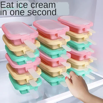 Sladoled-Plesni Sladoled Gospodinjski silikagel Brusila Self-Made Ledu Bedak Risanka Srčkan Otrok Ne Popsicle Uporaben Izdelek