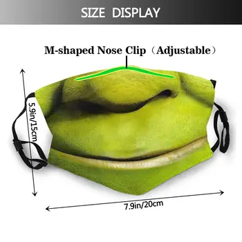 Smešno Happy Mascarilla Masko Na Obrazu Masko Shrek Maske Fation Usta Maske Z Filtri