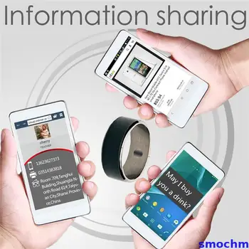 SMOCHM Jakcom nepremočljiva R3F Smart Obroč visoke hitrosti NFC Elektronika Telefon z android wp telefone weaable čarobni prstan
