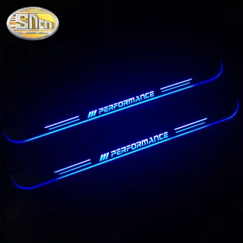 SNCN Nepremočljiva Akril Gibljejo LED Dobrodošli Pedal Avto Izvažajo Ploščica Pedal Vrata Polico Poti Luči Za BMW X3 F25 2011 -