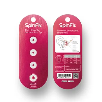 SpinFit CP100 Silikonski Eartip Patentirana Eartips 1pair(2pcs)