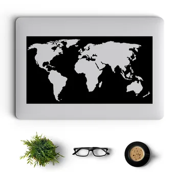 Svetovni Zemljevid Laptop Nalepke za Macbook Pro 16