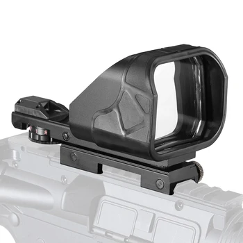 Taktično Področje Lovska Optika Riflescope Holografski Big Red Dot Sight Reflex Reticle Lov Pištolo Dodatki