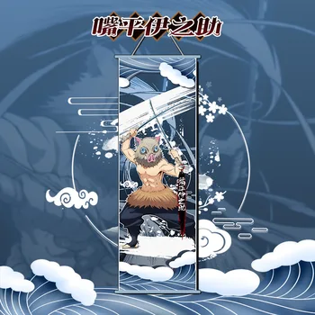 Tanjirou Demon Slayer Steno, Se Pomaknite Slikarstva Na Japonskem Vampire Hunter Samurai Anime Manga Umetniške Grafike Kimetsu Ne Yaiba Anime Plakat