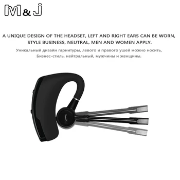 V8s Brezžične Bluetooth Stereo Slušalke Za Prostoročno Uporabo Poslovnih Slušalke Slušalke Z Mikrofonom Glasovni Nadzor Za Šport Hrupa Preklic