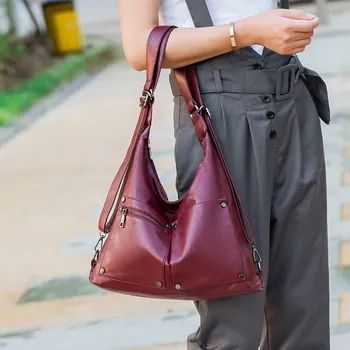 Veliko žensk torbici večfunkcijsko pu usnje velike messenger vrečke za ženske 2019 ženske torbe oblikovalec priložnostne lady tote torba