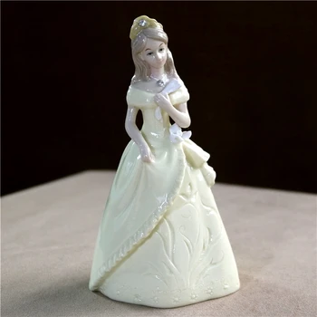 Vintage Porcelana Lepoto Princesa Znak Figur Keramike Plemenito Dekle Kip Dekor Darilo Obrti Ornament Pribor Oprema