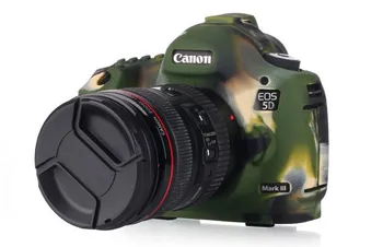 Visoka Kakovost Mehke Silikonske Gume Kamere Zaščitni Telo Primeru Kože Za Canon 5D Mark III 5D3 5Ds 5DsR Fotoaparat Vrečko kritje zaščitnik