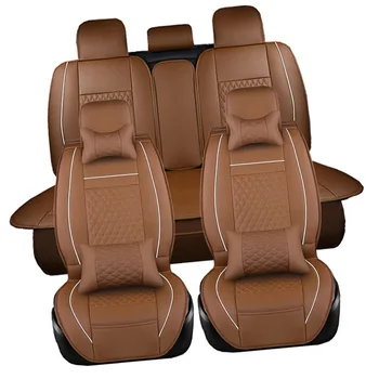 Visoke kakovosti Polno Nastavite Luksuznega Usnja 5-Sedeži Avtomobilski Sedež Kritje Blazinic Za Notranje zadeve Pribor Za Nissan Pathfinder