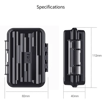 Vodotesne Slušalke kovček Podjetje Potovanja Prenosni Primeru Mini Zaščitna Primeru Slušalke Polje Za FiiO HB1
