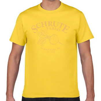 Vrhovi Majica s kratkimi rokavi Moški schrute kmetijah Moda Belo Geek po Meri Moškega Tshirt XXXL