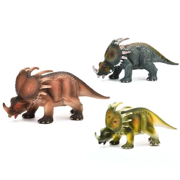 Vroče Jurassic Dinozaver Triceratops Model Styracosaurus Samorog Dragon Dimenzionalni Model Igrača Dekoracijo Izobraževalne Igrače Model Darilo K38