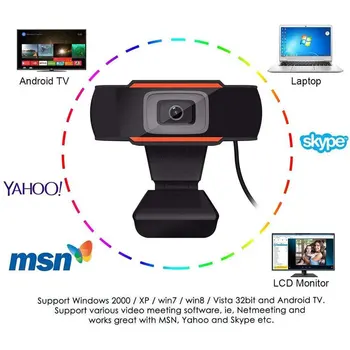 Webcam 1080p samodejno ostrenje web cam 4K spletna kamera z mikrofonom kamere web za PC, usb, HD kamera webcam polni 1080p hd Video kamera